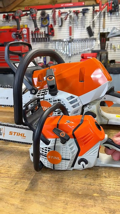 Discover the mini STIHL MS500i Chainsaw