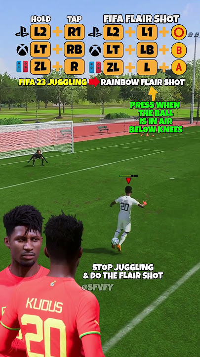 FIFA 23 Juggling to 🌈 Flair Shot
