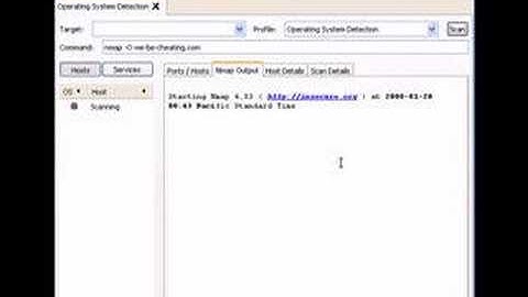 Operating System [OS] finger printing
