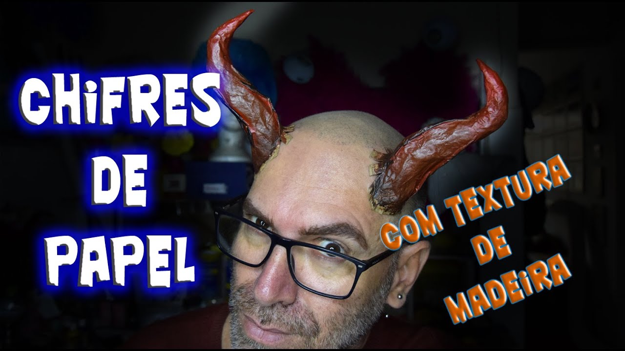Como fazer Chifres de PAPEL