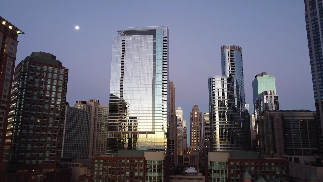 Chicago Full Moon + Sunrise 9-4-2020