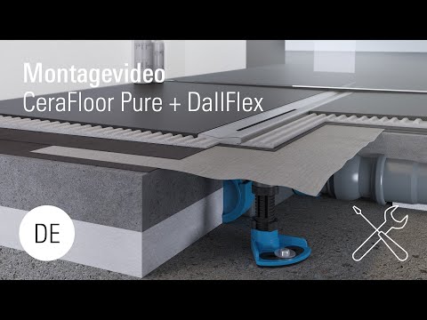 Montage: Duschrinne CeraFloor Pure + DallFlex