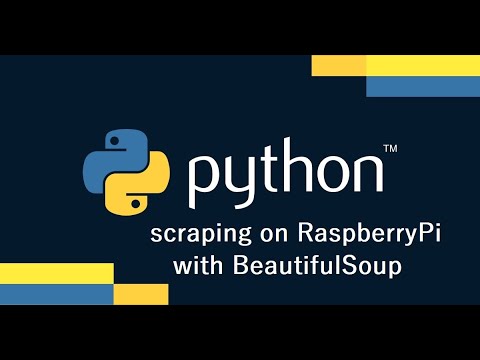 Scraping with BeautifulSoup on an RPI