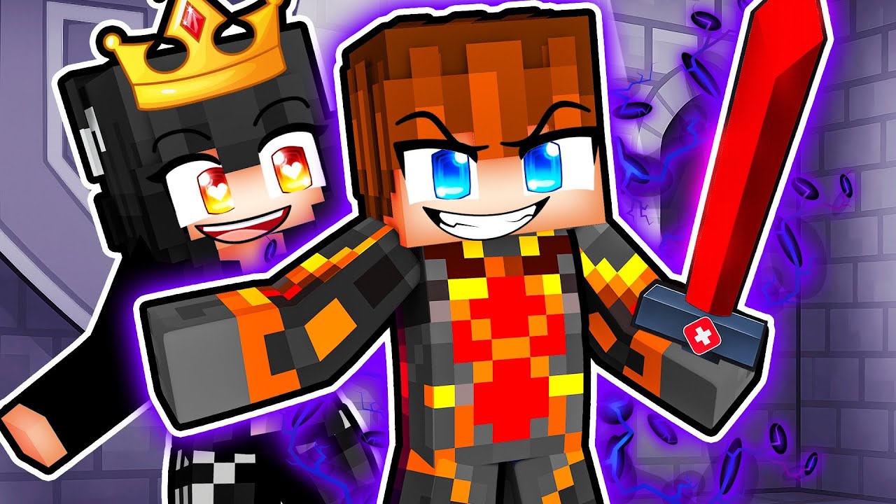 Becoming A PROTECTIVE ANIME KNIGHT in Minecraft!