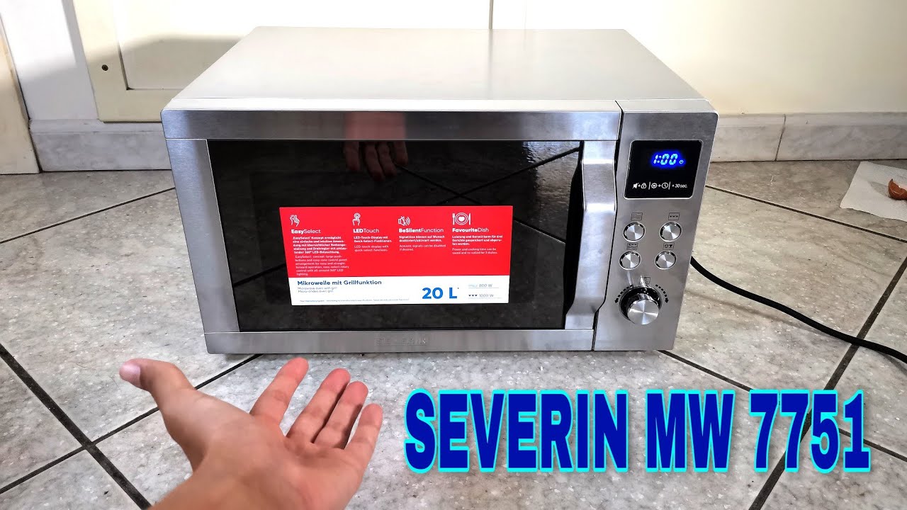 FORNO A MICROONDE SEVERIN MW7751 unboxing - YouTube