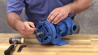 viking pump universal seal series with behind the rotor seal disassembly, repair & reassembly