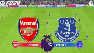 FC 24 | Arsenal vs Everton - 2023/24 Premier League - Gameplay