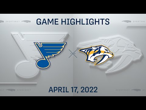 NHL Highlights | Blues vs. Predators - Apr 17, 2022