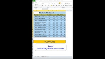 Master VLOOKUP in Excel in 59 Seconds! 📊 | Excel Short Tips #Excel #VLOOKUP #ExcelTips