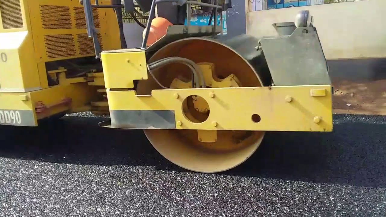 Road laying process | road roller