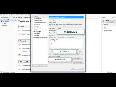 Cara Membuat Signature Di Thunderbird Youtube Cara Membuat Signature Di Thunderbird Youtube