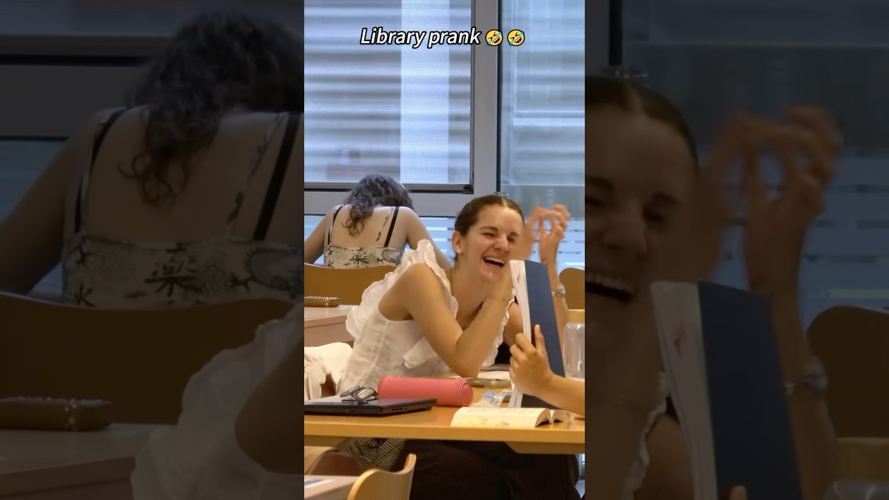 Library prank #funny #prank #library #fypyoutube