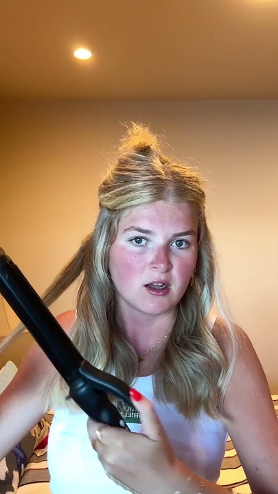watch me learn how to curl my hair