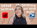 DEPOP SHIPPING VS SHIPPING ON YOUR OWN