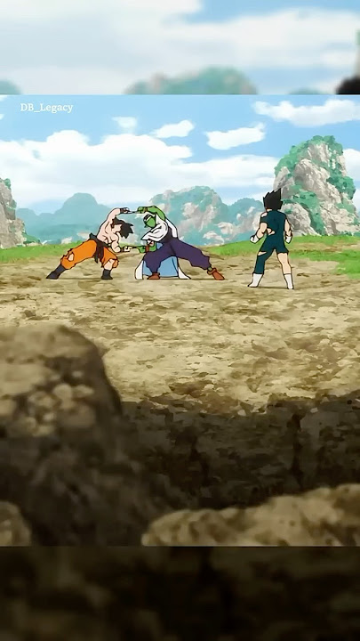 Goku teaches Vegeta the Fusion Dance #dragonball #goku #vegeta