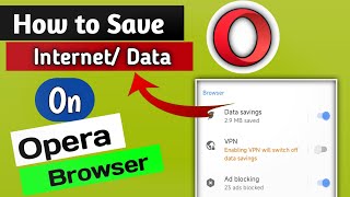 How to save data in Opera Browser