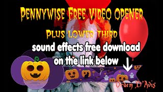 Free Pennywise video opener &amp; lower third