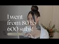 How youtube changed my life with less than 500 subscribers  dont give up