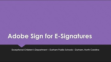 Adobe Sign for Multiple Signatures
