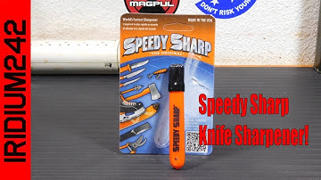 Speedy Sharp Knife Sharpener: Great for your bug out bag!