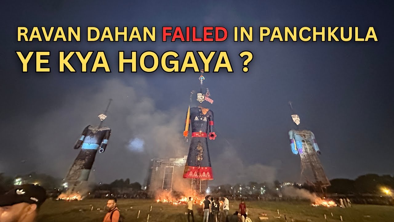 Ravan Dahan Failed in Panchkula 😱🔥 | Chandigarh Wala