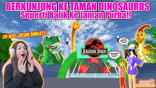 OH NO..ALMOST GOT BITED BY A DINOSAURS IN DINOLAND!! SO SCARY!! SAKURA SCHOOL SIMULATOR - PART 427