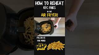 Reheat Fries In Air Fryer #shorts