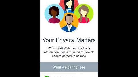 VMware Workspace ONE Privacy App