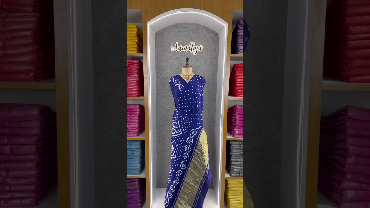 Ek Dani Bandhani With Pure Lagadi Patta Saree