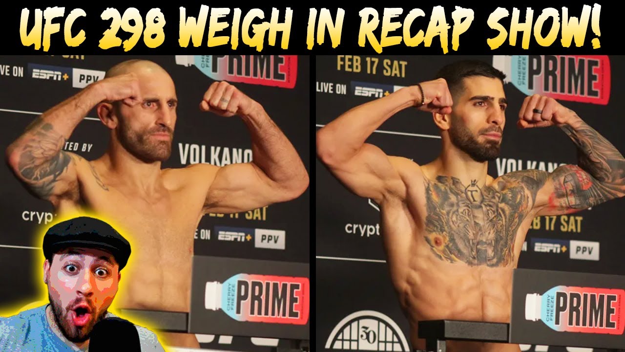 UFC 298 Volkanovski vs Topuria Predictions & Betting Breakdown | Weigh In Recap Show