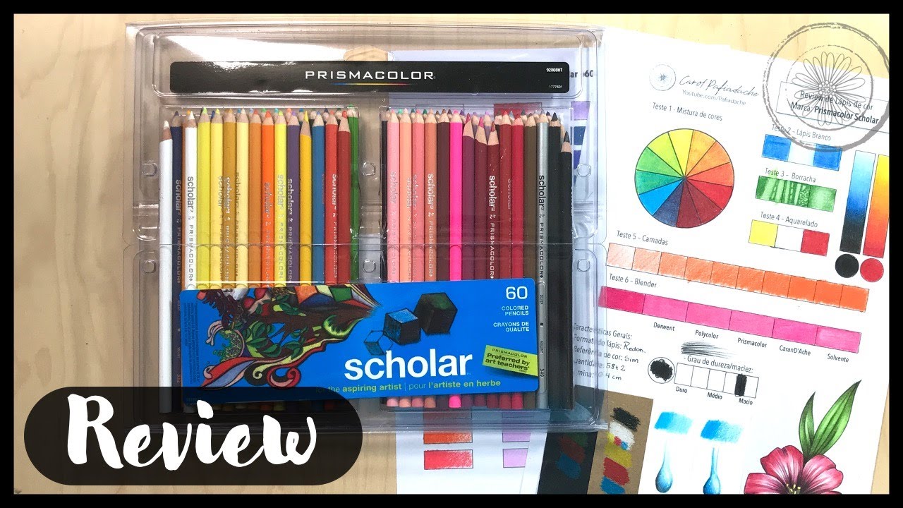 Resenha COMPLETA dos lápis Prismacolor Escolar (Scholar). Vale a pena??