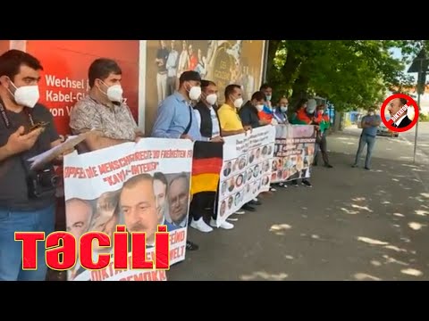 Almaniyanın Nürnberq şəhərində azərbaycanlı siyasi aktivistlər AKSİYA edirlər