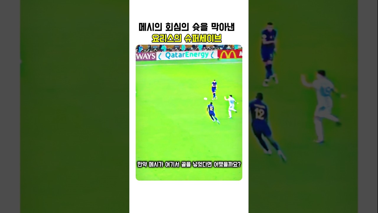 메시의 슛을 막아낸 요리스의 슈퍼세이브