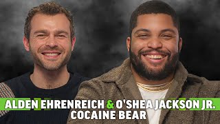 Cocaine Bear: Alden Ehrenreich & O'Shea Jackson Jr. Talk "Gnarly" Kills and Working With Ray Liotta