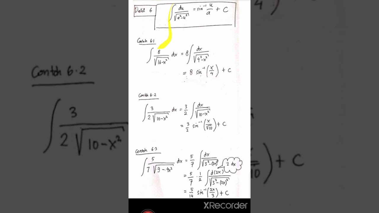 #023- Integral Rumus 06- Part 1 