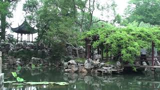 Beautiful Guarden with music in China 美しい庭園　伝統的音楽　中国庭園