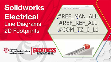 Custom Component Complete: Creating Line Diagrams & 2D Footprints in SolidWorks Electrical