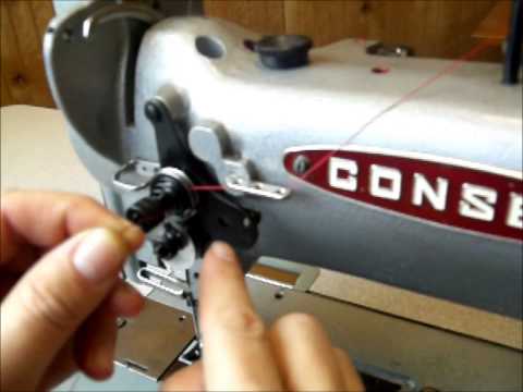 Threading Industrial Sewing Machine The Right Way Consew 226