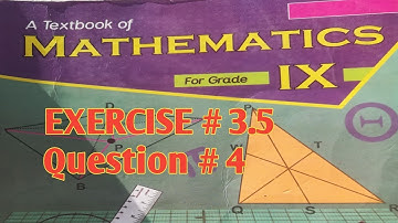 Mathematics 9th class || mathematics with us Kpk board classes  EXERCISE  # 3.5 question 4