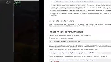 ActiveRecord Associations and Migrations
