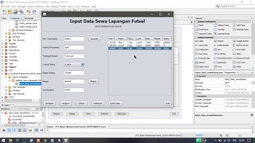 Aplikasi Data Sewa Lapangan Futsal menggunakan Netbeans dan XAMPP