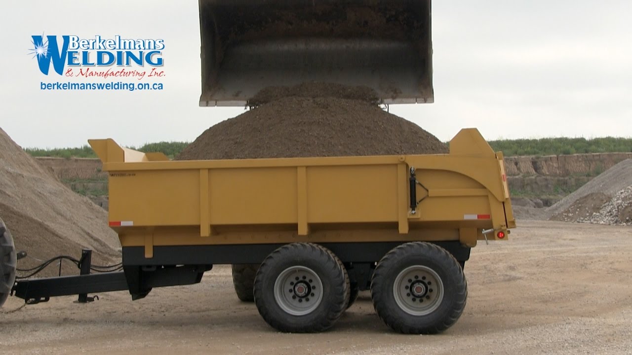 Heavy Duty 20 ton Farm / Construction Dump Trailer Berkelmans Welding