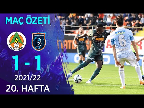 Aytemiz Alanyaspor 1-1 Medipol Başakşehir MAÇ ÖZETİ | 20. Hafta - 2021/22