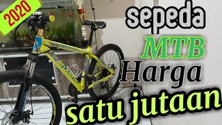 REVIEW SEPEDA GUNUNG MTB HARGA SATU JUTAAN ATLANTIS HARLEY 660 2020 Keren sepeda perdana gue