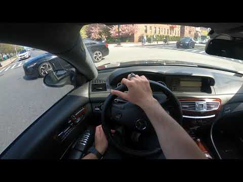 Mercedes Benz CL65 AMG POV NYC life (ტესტ დრაივი) test drive