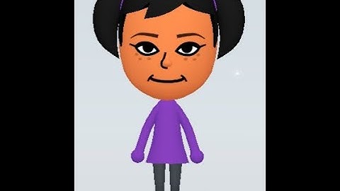 Nintendo CPU Wii/Switch Mii Character: Miyu Mii