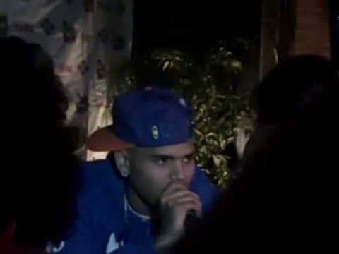 V103's Shay Moore @ Chris Brown's FAME Listening P...