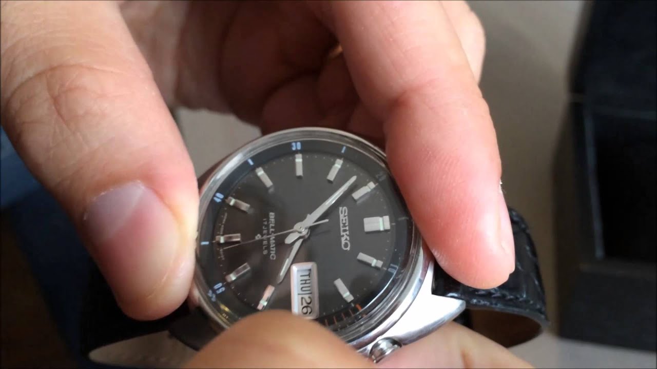Seiko Bell Matic 4006-6010 review - YouTube
