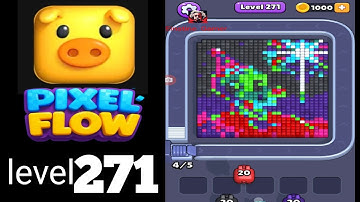 Pixel Flow level 271 hard Walkthrough Solution