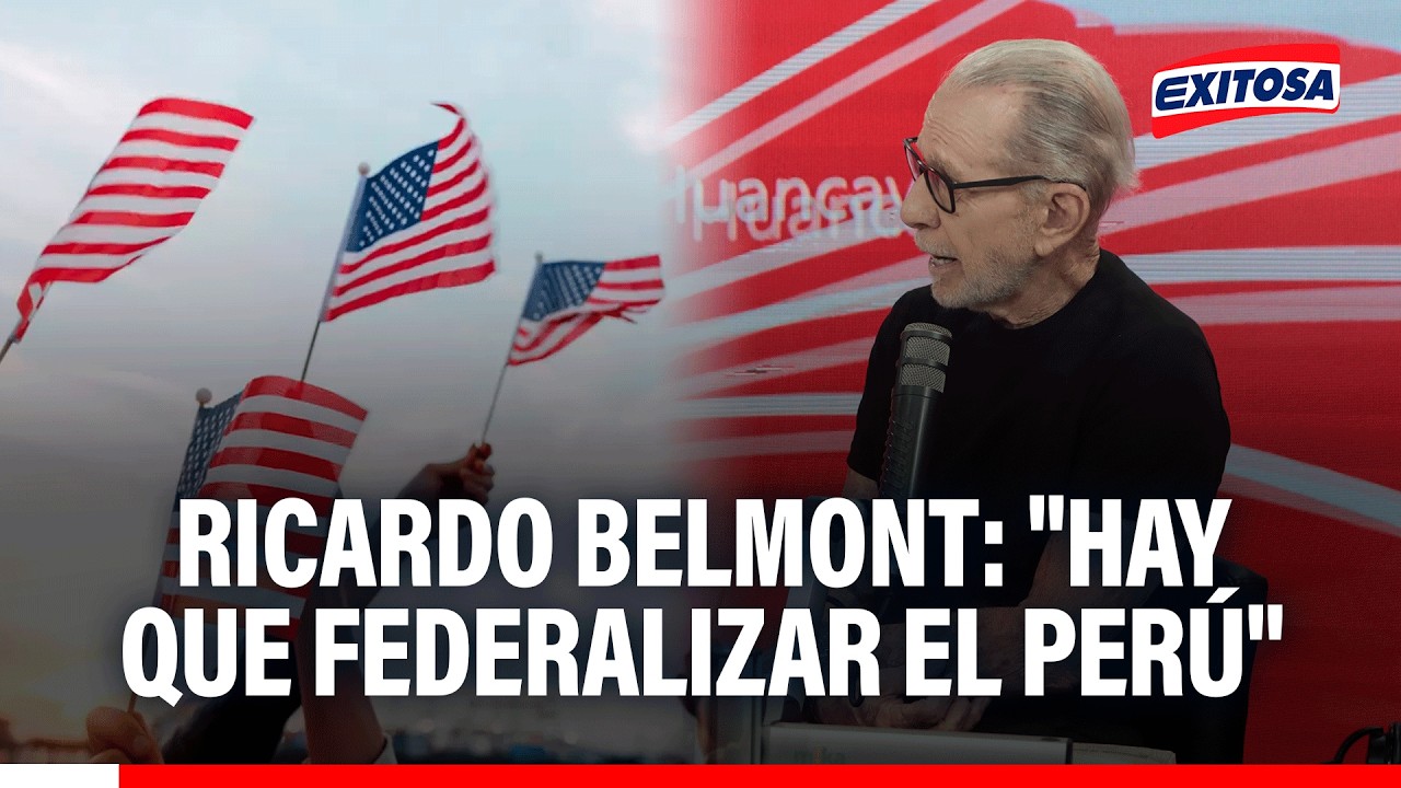 🔴🔵 Ricardo Belmont busca llegar a la Presidencia: 